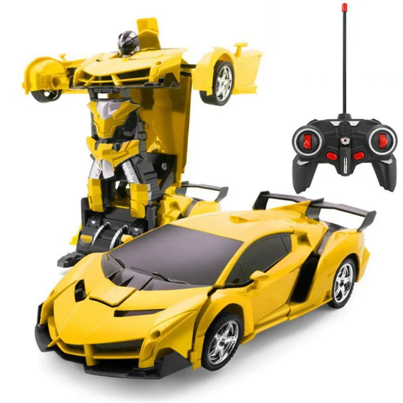 2 en 1 électrique RC enfants garçons jouets en plein air télécommande sport déformation voiture Robots modèle jouet 220628