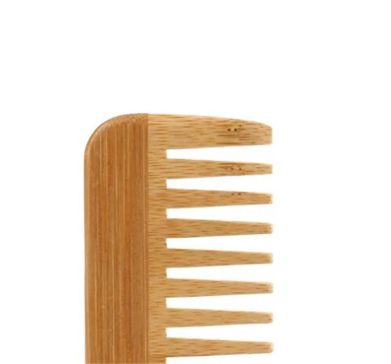 Natural high-quality bamboo and wood comb beard comb health bamboo comb laser