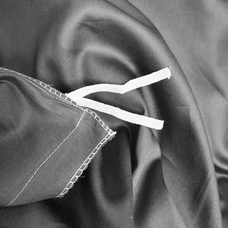 Oloey yatak seti Mısır pamuk nakış AB versiyonu yatak seti nevres kapağı elastik bant tabakası düz yatak sayfası uzun başlık