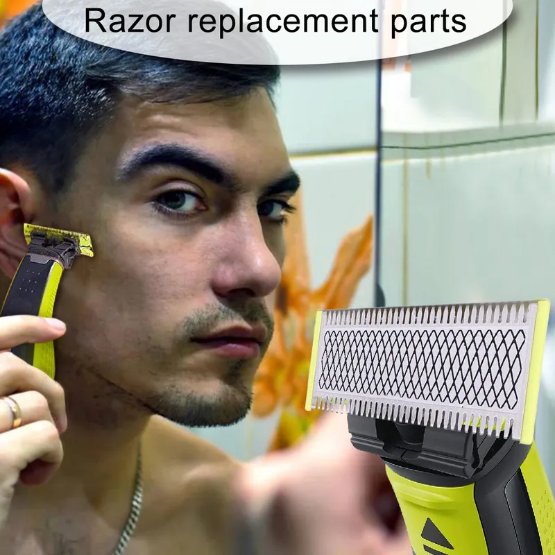 Men Manual Head Replacement Blade Beard Trimmer Blades for OneBlade Razor Spare Accessories 220726