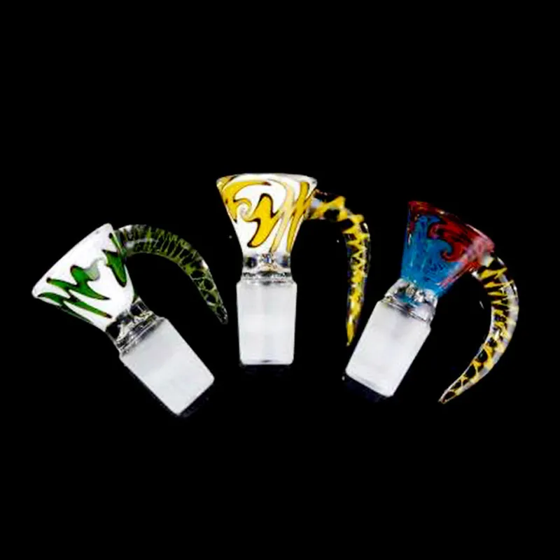 Glasfärgade hantverksprodukter Hokah Pipe Glass Bowl Reting Set Hosah Bowls