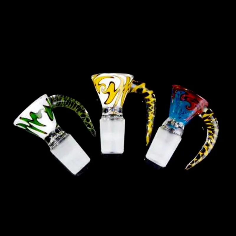 High borosilicate glass colored craft products hookah pipe glass bowl smoking set