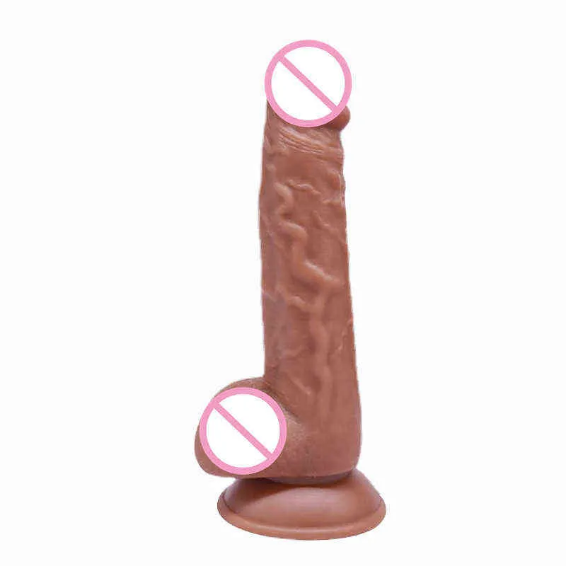 NXY Dildos feminino Penis Artificial Dispositivo de masturbação Falso TPE Soft 220601