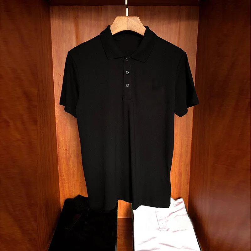 Summer Men's Mixed Elements Slim Polo Shirt Handsome Street HD Tiger Head Short Sleeve 220504