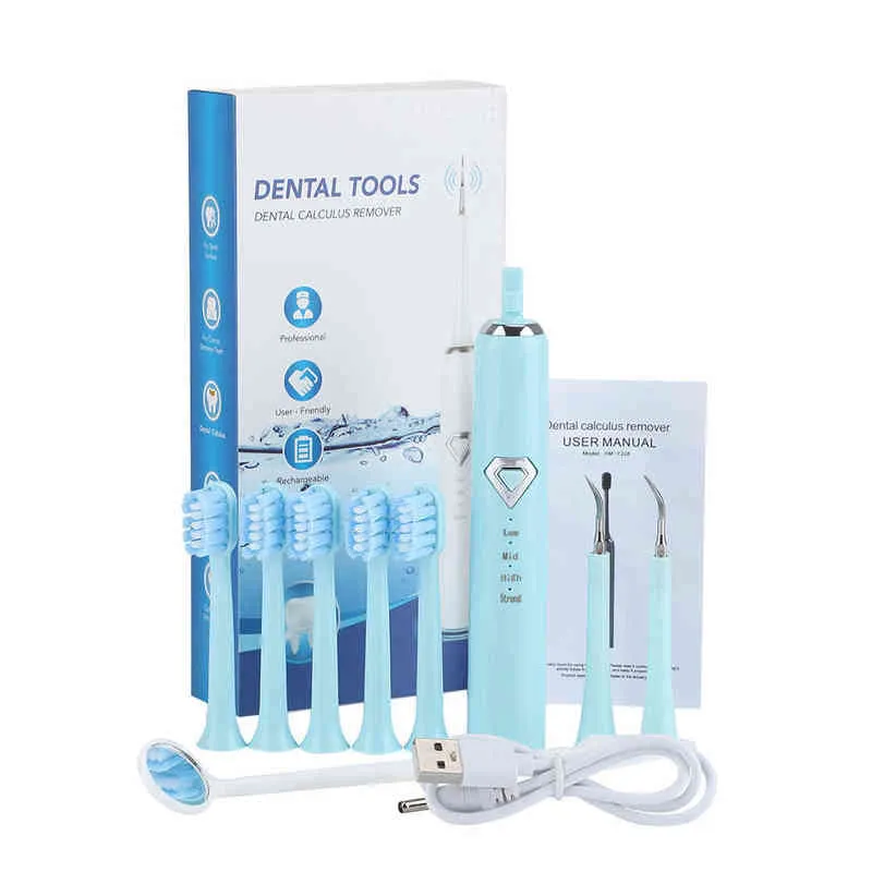 tooth cleaner set household tartar and stone removing whitening instrument portable flushing device220505