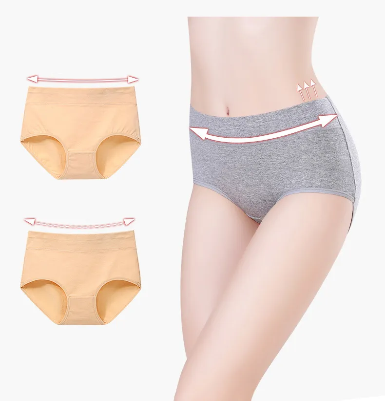 Mid waist seamless Sexy panties Underpants women's underwear for set sensual lingerie woman plus size shorts Underpanties 220425