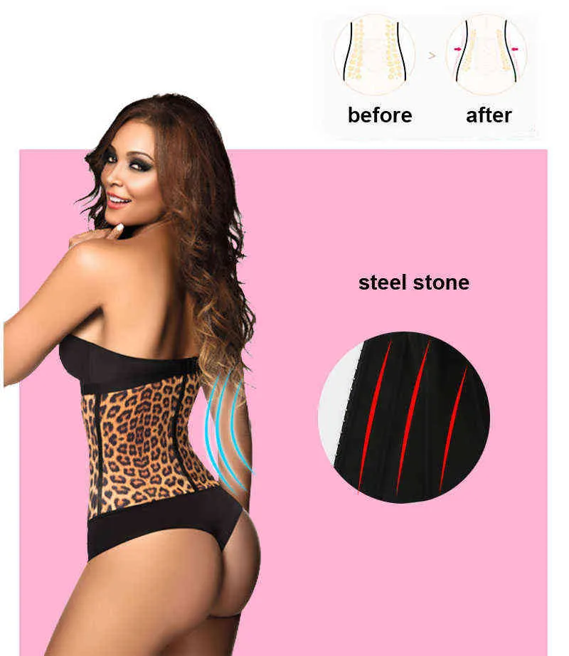 Bustier Corset Latex Trainer 5xl 6xl Women Body Body Shopers Моделирование ремня пояс Cincher Girdles Leopard Belt L220802