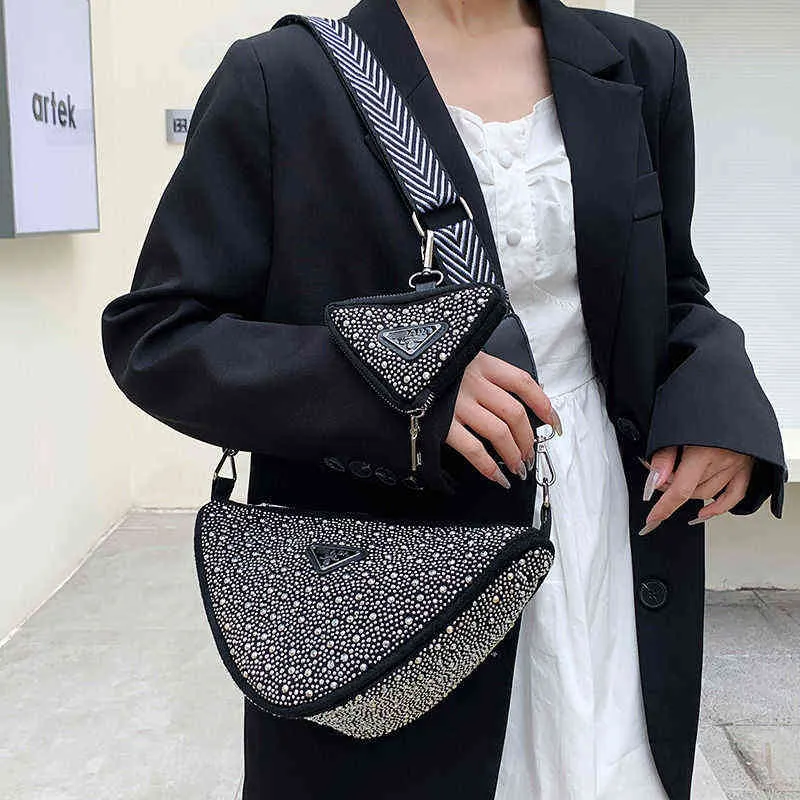 Sac à main 2022 nouveau style taille brillante personnalisé tendance épaule INS polyvalent grande capacité messager256l