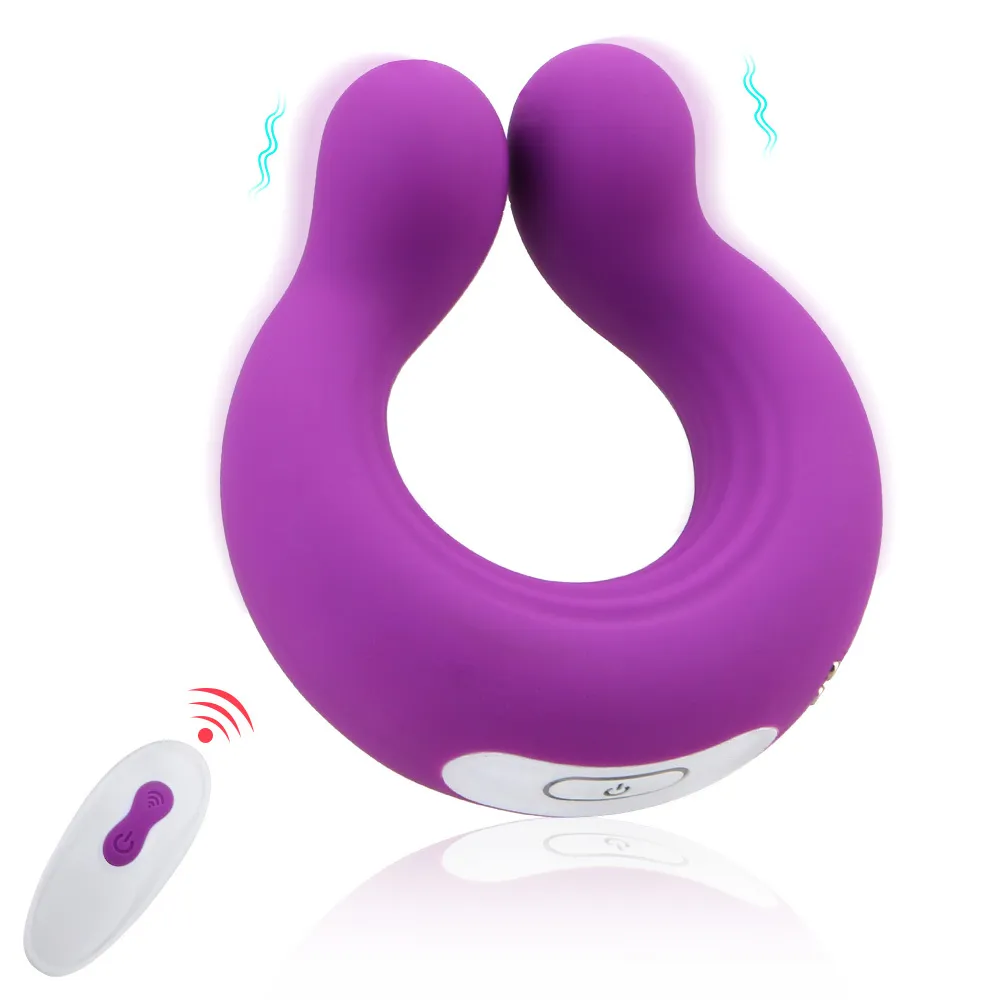 OLO Cock Ring Vibrator Clitoris Stimulator Massager 9 Speeds Penis Rings Clitoral Stimulation sexy Toys Male Masturbator