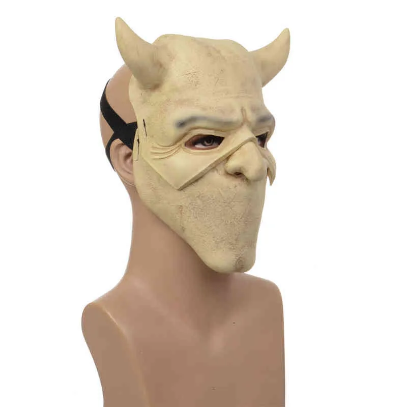 Фильм Черный телефон The Grabber Latex Mask Cosplay Costum