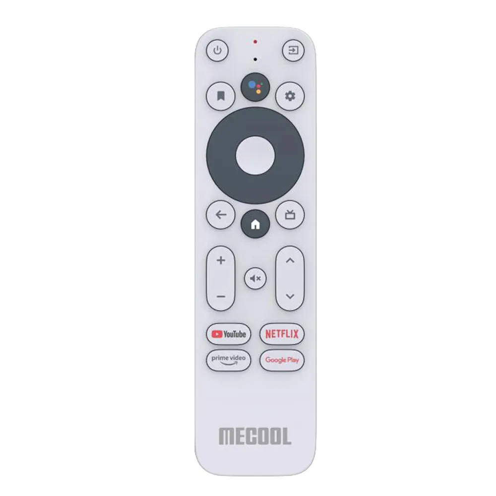 Original Mecool KM2 Voice Remote Control Replacement för KM2 Google Netflix 4K Certified Voice Android TV Box