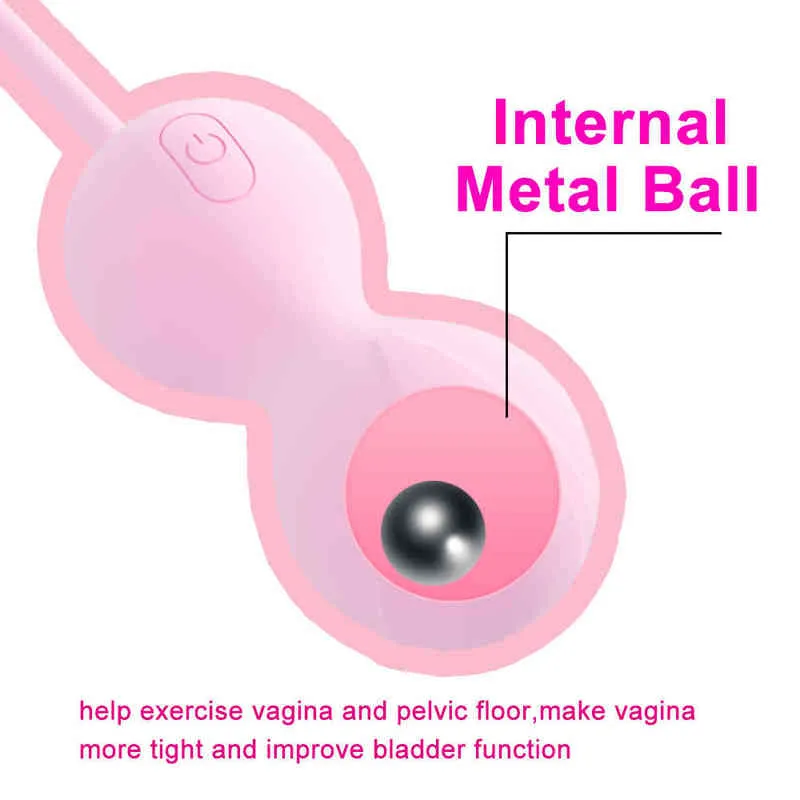 Nxy Eggs Bullets Vagina Balls G Spot Massage Women Wireless Bluetooth App Vibrators Kegel Ball Vibrating Egg Vibrator Jumping Adult Sex Toys220509