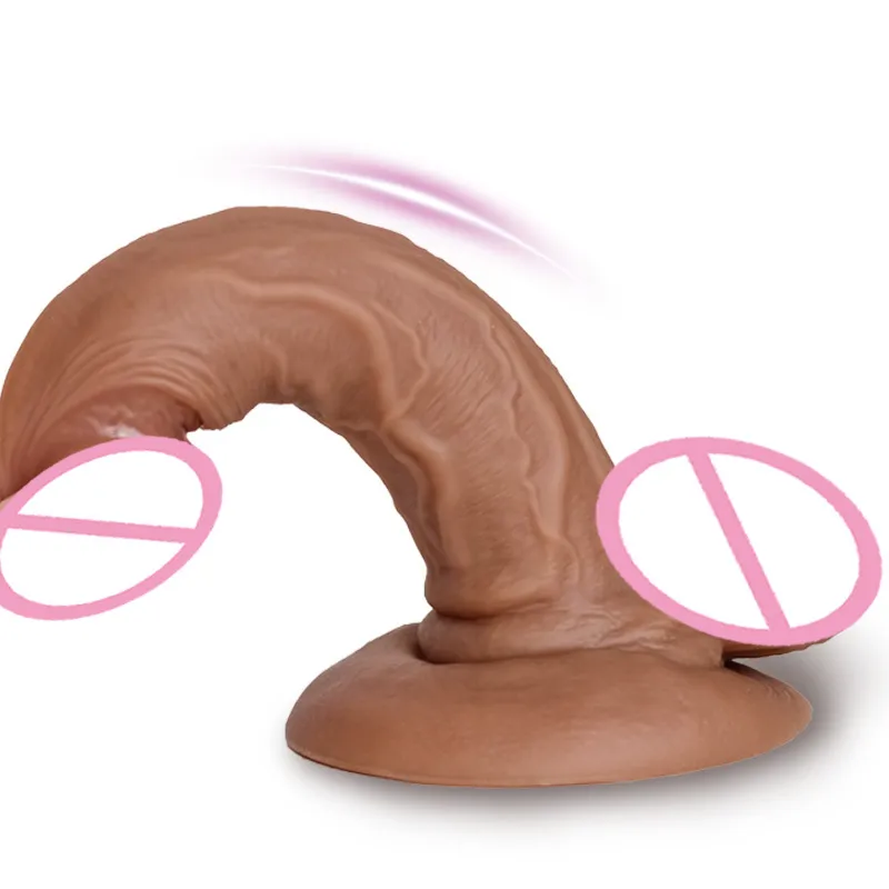 Masaż skóry uczucie dildo dla kobiet penis z mocną kubek ssący masturbatorów wielkie realistyczne dildo sex zabawki dla kobiety seksu