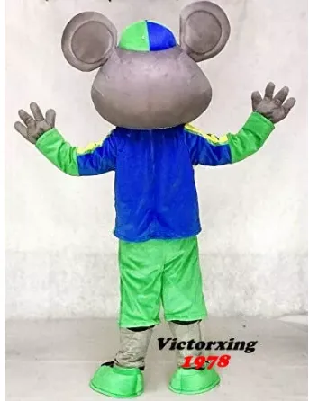 Costume de poupée de mascotte mousse de mousse de mousse E. Cheese Mouse Mouse Costume Mascot