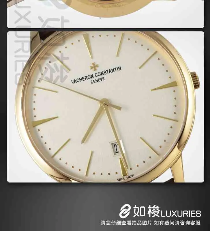 SUPERCLONE patrlmon Héritage de créateur de montre de luxe en or 18 carats automatique mécanique pour homme 85180/000j poignet Montre pour homme Business