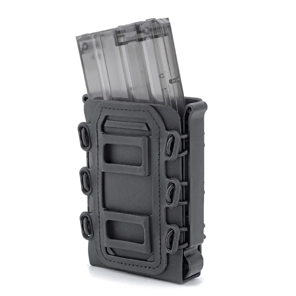 Andra taktiska tillbehör utomhus 5.56 7.62 Snabbmagasin påse Quick Release Tactical Bag Nylon Holster Case Box Replacement for Molle System Belt