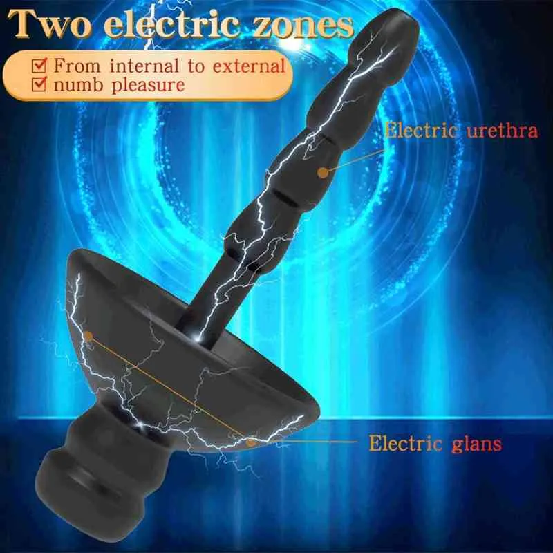 Erotica Adult Toys Electric Shock Penis Plug Urethral Dilators Catheters Sex Toys for Men Electro Catheter Sounding Dilator Cock Stimulate Sex Shop 220507