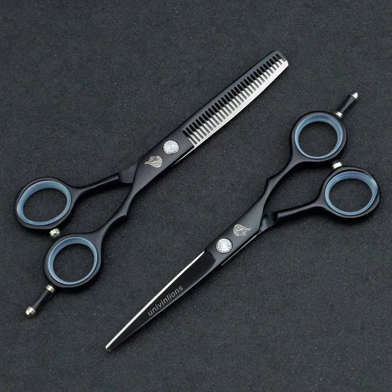 5.5" black pink hair scissors razor dressing scissor sale professional dressing barber clipper japan cut 220317