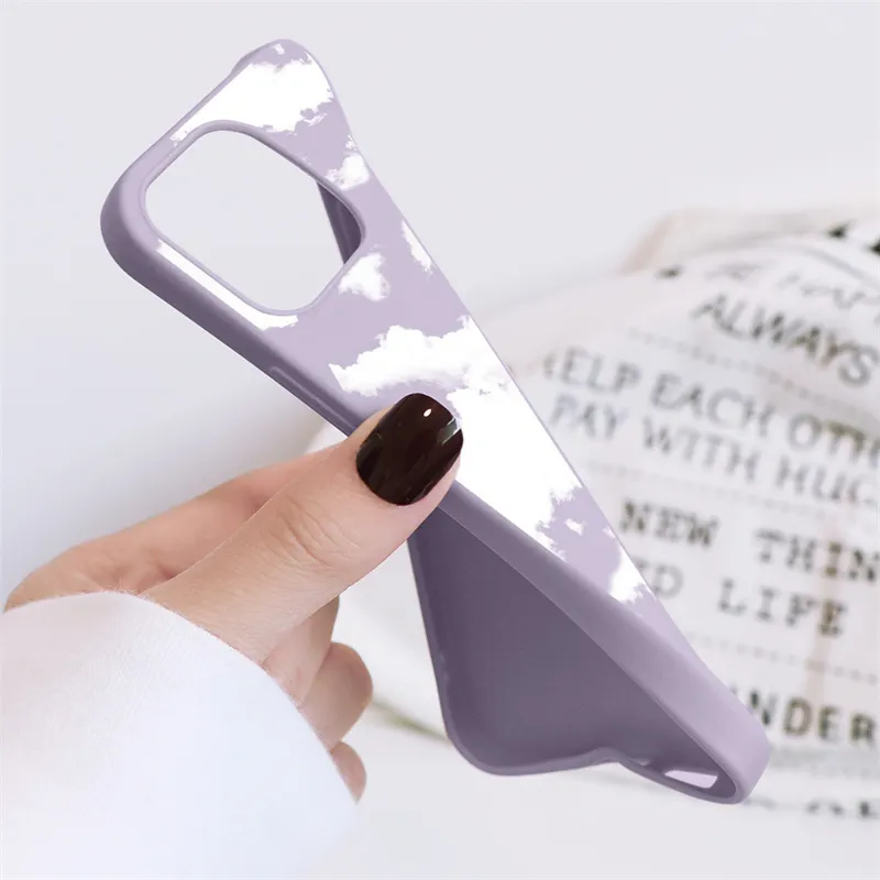 Soft TPU Cases For Xiaomi Mi 11 Lite Ultra 11i 8 A1 A2 CC9e Poco M3 Redmi Note 10S 9A 9 10 K40 Pro Max 9T Cover Cloud Funda Bag