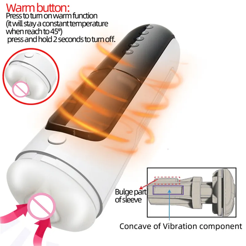 2022新しい男性マスターベーター自動伸縮式暖房音声相互作用親密なマシンマスターベーションカップセクシーなおもちゃ18歳以上