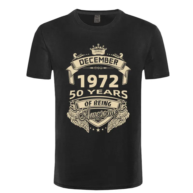T-shirt génial né en 1972, 50 ans d'être génial, janvier février avril mai juin juillet août septembre octobre novembre décembre 2207513735