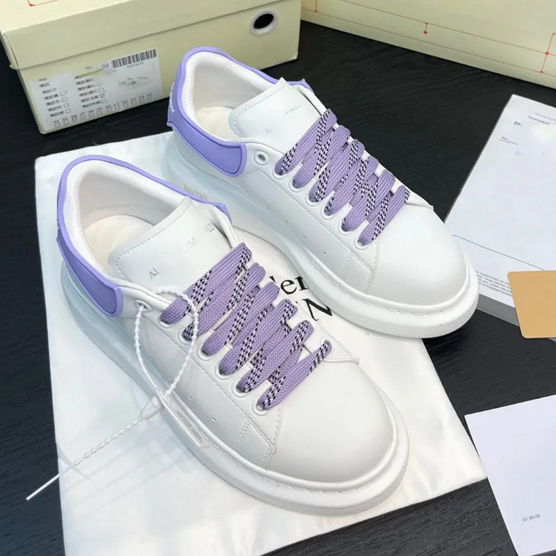 White Designer Shoes New Muti Colors Thick-soled Couple's Trendy Sneakers for Men and Women