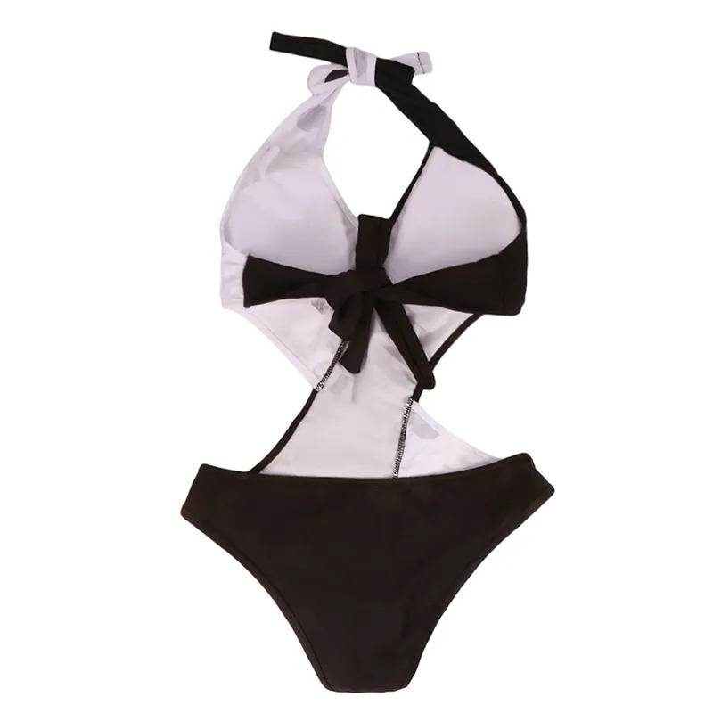 Sexy Bademode Frauen Dot Patchwork Praia Badeanzug Push-Up Trikini Monokini Badeanzüge Strand Plus Größe Badeanzug 220505