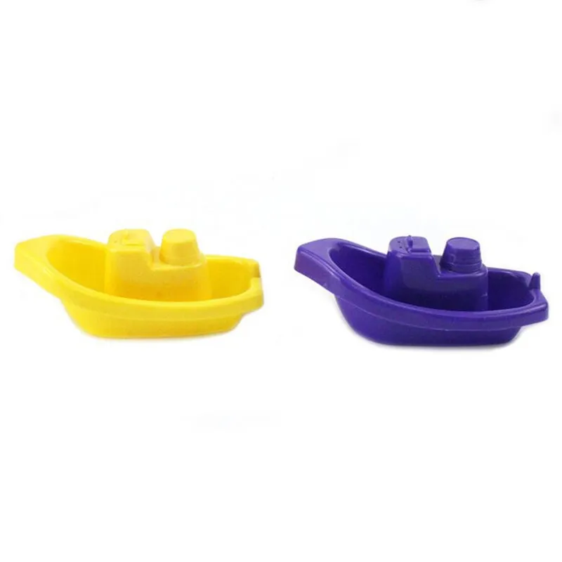4 Stück Baby Badespielzeug Boot im Wasser schwimmen Schiff Kinderspielzeug Dusche Wasserspielspielzeug Lernspielzeug für Kinder Kleinkind Spiel Jungenspielzeug 220531