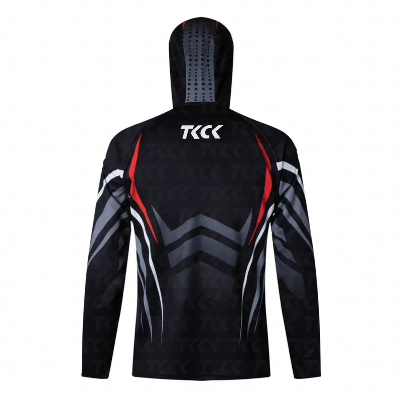 TKCK Pro roupas de pesca Anti-UV ao ar livre de secagem rápida ventilação protetor solar de mangas compridas Ciclismo roupas de pesca camiseta jerseys 220812