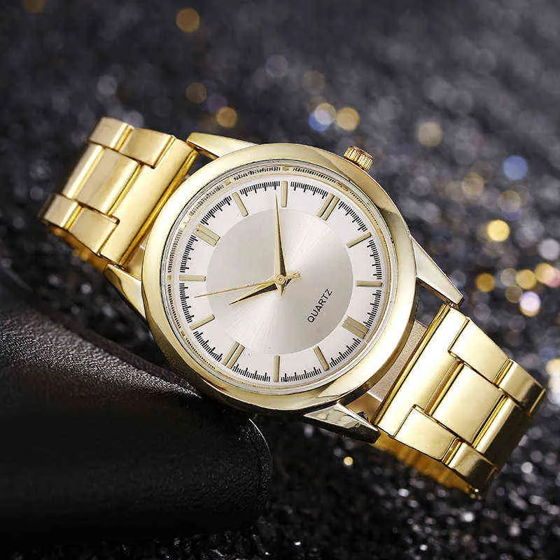 Luxury Men Business Quartz es Quadrante rotondo in acciaio inossidabile Casual Man es 2022 Modern Classic Horloges Y220707