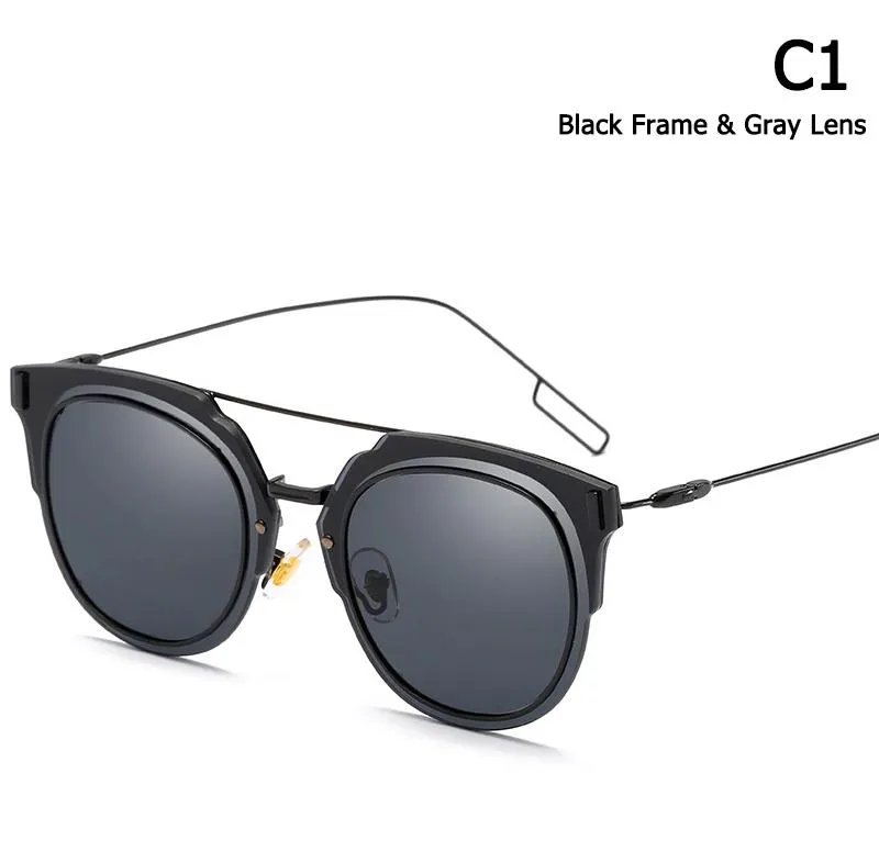 Sonnenbrille JackJad Fashion COMPOSIT 1 0 Metalllegierung POLARISIERT Cooles Markendesign Cat Eye Style Sonnenbrille GafasSunglassesSunglasse210a