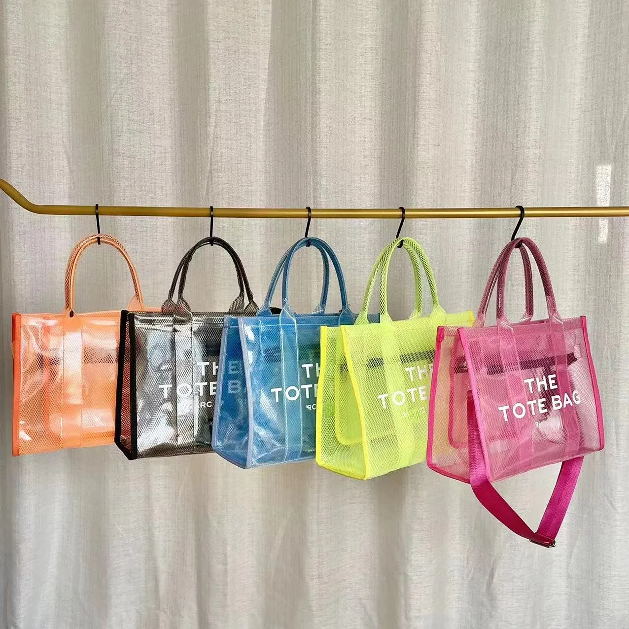 Mais recentes cores bolsas de mochila com logotipo pvc totes de ombro único saco de grande capacidade de grande capacidade