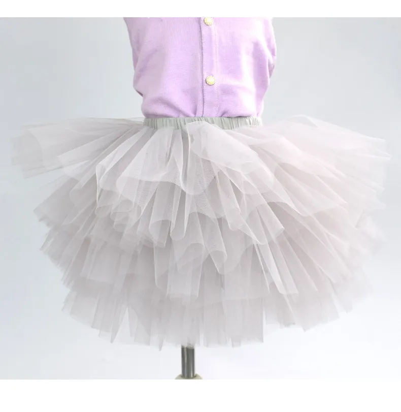 Mode Mädchen Tutu Super Flauschigen 6 Schichten Petticoat Prinzessin Ballett Tanz Rock Kinder Kuchen Chritsmas Kinder Kleidung 220326
