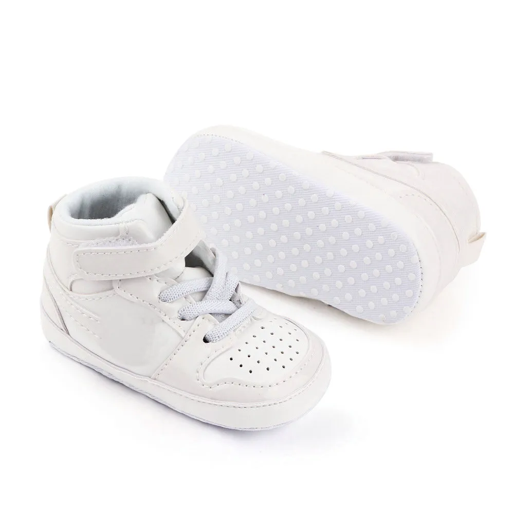 أحذية أطفال حديثي الولادة للأولاد والبنات أحذية المشي الأولى للأطفال من البولي يوريثان أحذية رياضية Prewalker 0-18 شهرًا