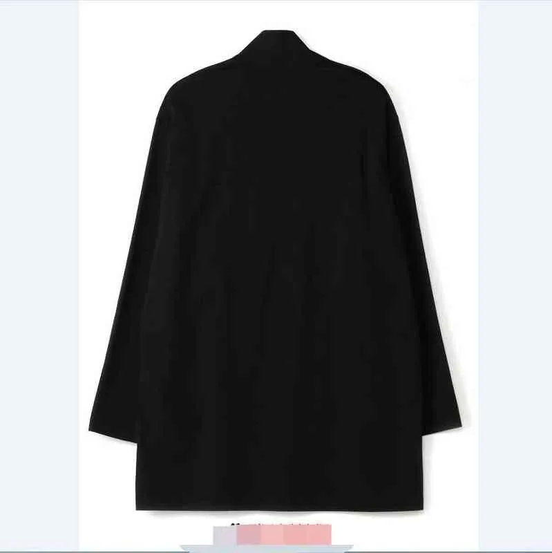 Camicia a maniche lunghe da uomo Primavera e autunno Gioventù Nuova camicia allentata coreana Cappotto popolare giovani Cappotto casual medio e lungo L220704