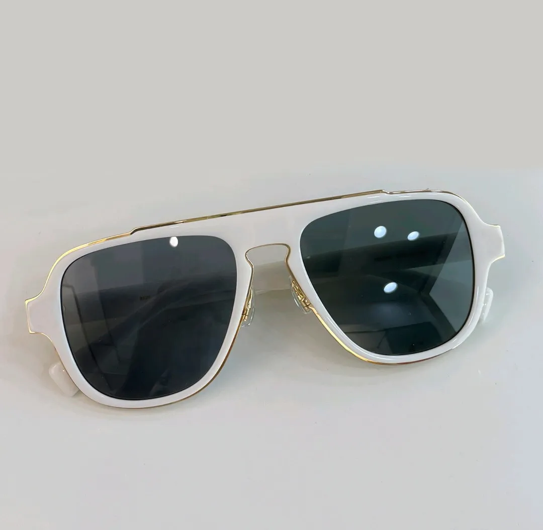Óculos de sol piloto para mulheres homens 2199 Gold preto cinza máscara clássica Sonenbrille Gafa de Sol com Box286i