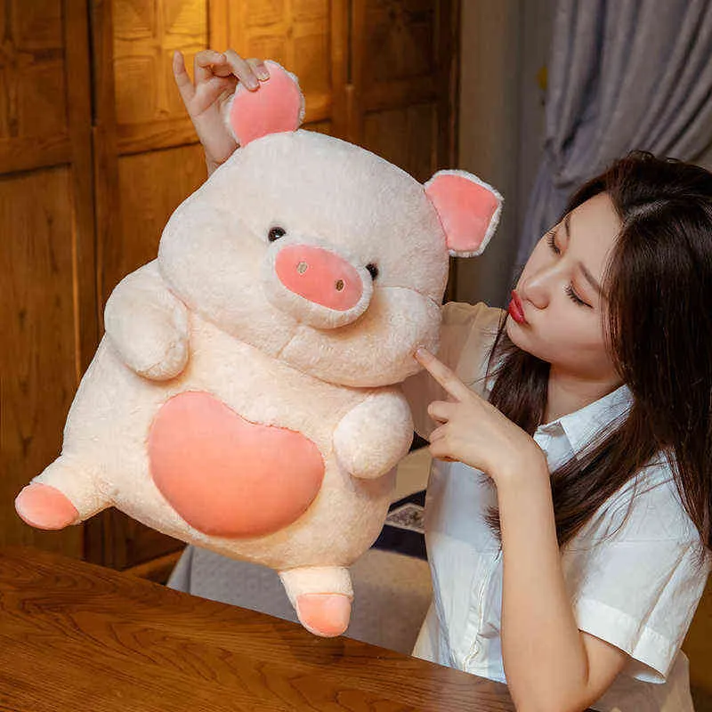 Cm Lovely Fat Pig Plush Toys Stuffed Cute Animals Dolls Baby Piggy Kids Sushi Pillow for Girl Birthday Christmas Gifts J2207043230729