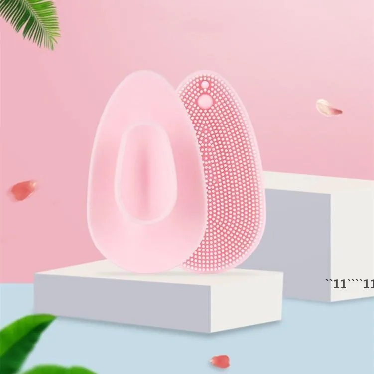 Épurateur de visage en Silicone, brosse de nettoyage manuelle du visage, nettoyant doux pour le visage pour exfolier et masser les pores pour tous les Types de peau