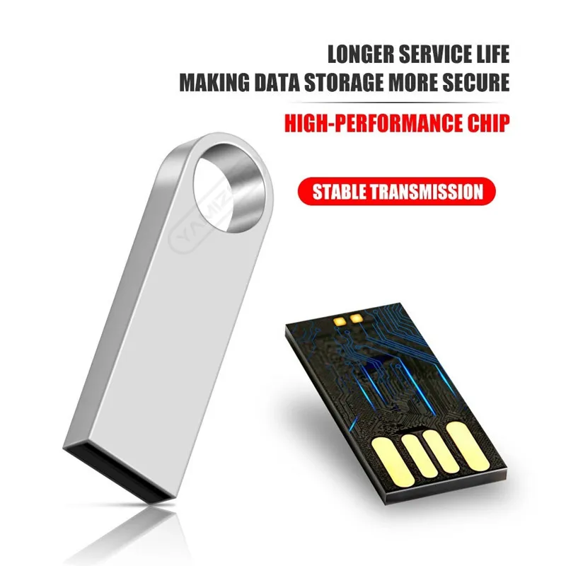 Высокоскоростный USB Flash Drive Metal Pen Drive 16 ГБ 32 ГБ 64 ГБ 128 ГБ 256 ГБ.