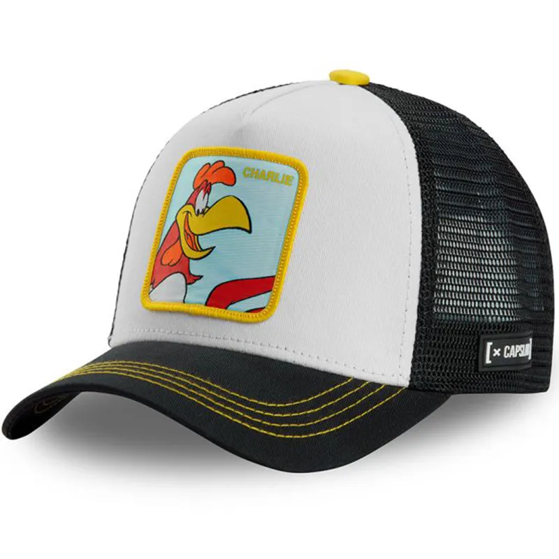Mesh Hat Summer Baseball Cap Women Men Snapback Foghorn Leghorn Cartoon Net Hat Drop7754987