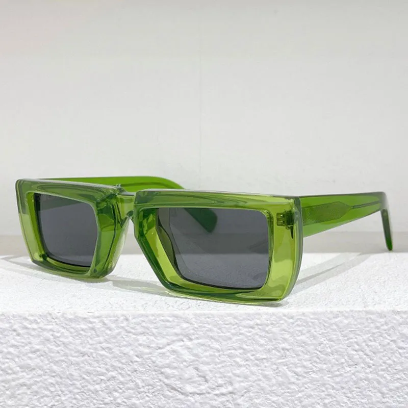 Мужские и женские солнцезащитные очки для подиума SPR 24Y, черно-белые, классические, выпуклые, стереоскопические, в толстой оправе, летний стиль, повседневный пляжный отдых, A252Q