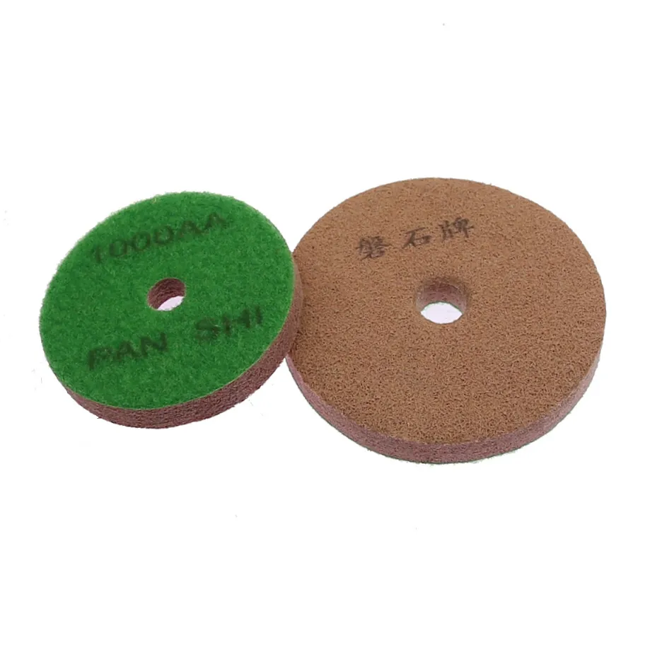 Hook Loop Flexible Nylon Sponge Polishing Pad Marble Stone Buffing Wheel P300-P10000234C