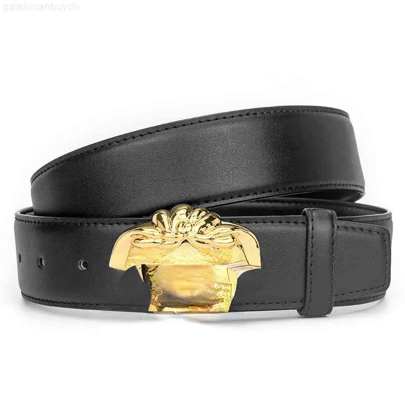 브랜드 스네이크 헤드 남성 Medusa Man Belt for Men Slim Belts 고급 디자이너 패션 여성용 고급 301256H