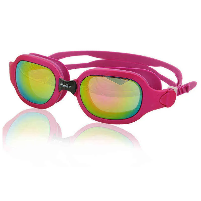 Swim goggles Women Sunglasses Adult Swimming Glasses Anti Fog Waterproof Equipment Swim eyewear gafas natacion Diving mask G220422