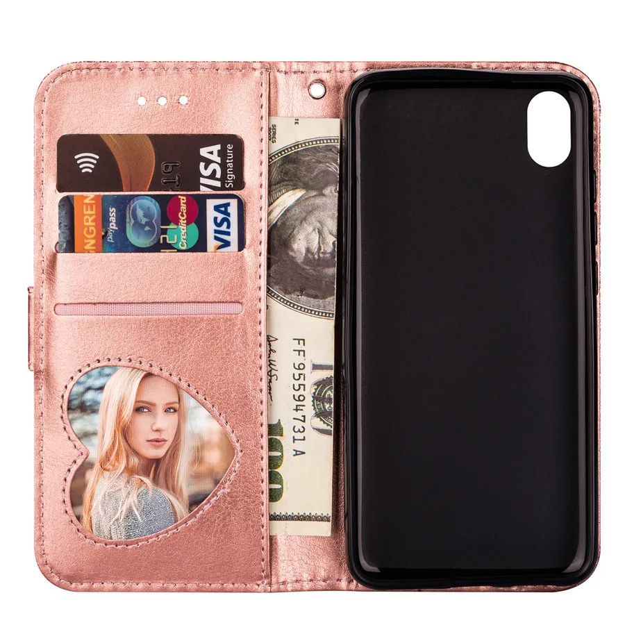 Мода Блеск Кожаный кошелек Слоты для карт Flip Cass Cover для Xiaomi Redmi Note 10 9 Pro 8 7 Pro 9 SE CC9 POCO X2 7A 8A A3 Lite