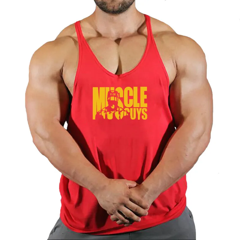 Sommer lässige Mode Baumwolle ärmelloses Tanktop Männer Fitness Muskelshirt S Singlet Bodybuilding Workout Gym Weste Fitness 220624