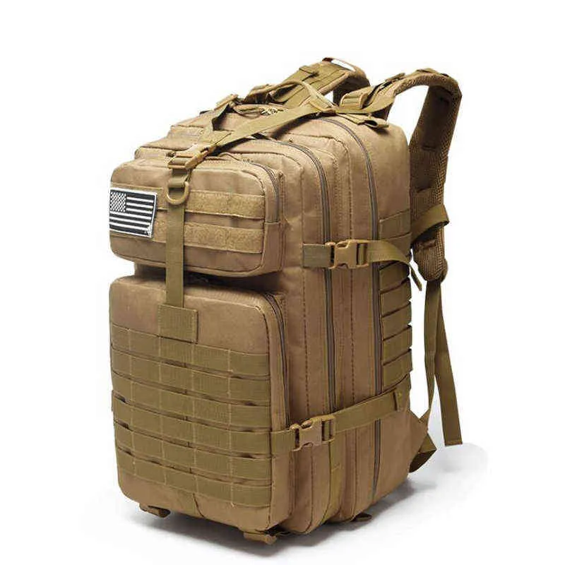 50L Outdoor Tactical Backpack Military Molle Waterproof Climbing Trekking Camping Hiking Sports Bag Travel Rucksacks Gear T2208012406829