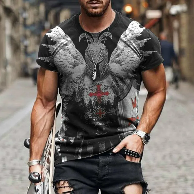 3D Drapeau National Serise Hommes T-shirt D'été Rue Mode Cartes À Jouer Treillis Carré Rayure Hommes Cool Impression T-shirt 220607