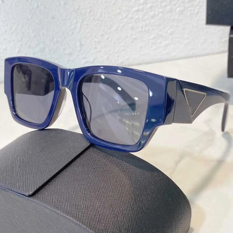 Nowe projektant okulary przeciwsłoneczne PR10 MĘŻCZYZNY LATNE STALNY STYL STYLU OCCHIALI DA SOLE WNWORTED TRIANGLE TRIANGE TEMPLE OCHRONA UV SPOR309O