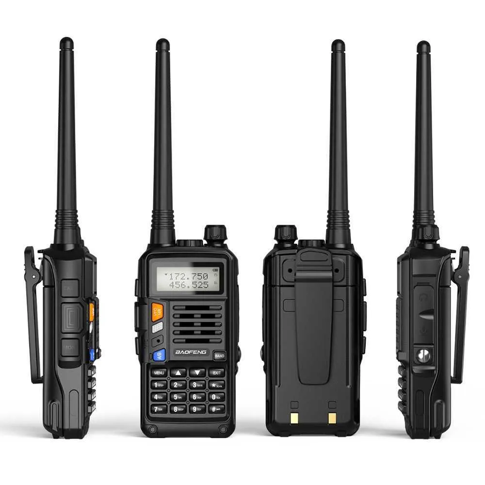 Baofeng UV-S9 plus 10W Hög kraftfull 50 km VHF/UHF Långt räckvidd Tvåvägs Radio Walkie Talkie CB Ham Portable Radio UV-5R för jakt